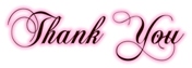 Pink Thank You Card